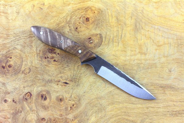 167mm Claudia Neck Knife, Hammer Finish, Maple w/ Mango Bolster - 48 grams