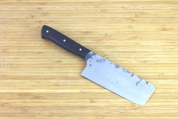 4.09 sun Muteki Series Nakiri Knife #256, Ironwood - 141grams