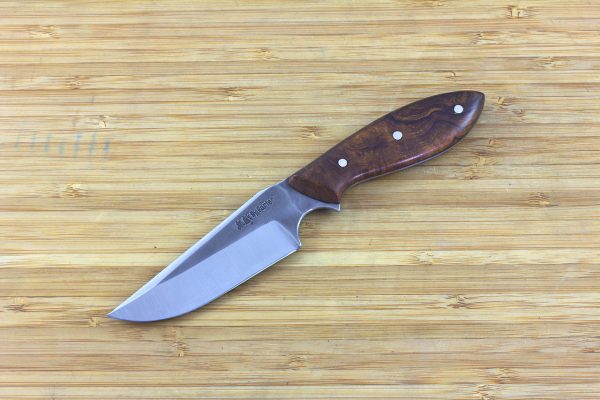 185 mm Muteki Series Neck Knife #288, Clave Model, Ironwood - 85 grams