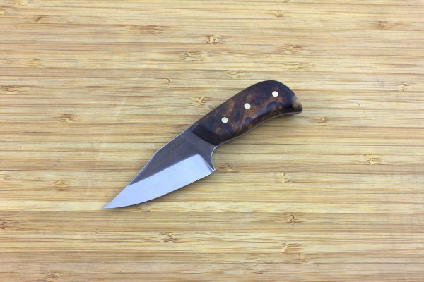 137mm Muteki Series Short 'N' Stubby Freestyle Neck Knife #275, Ironwood - 73grams